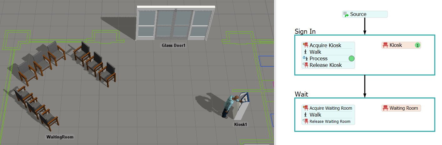 Tutorial Task 1.1 - 用活动集快速构建诊所仿真模型