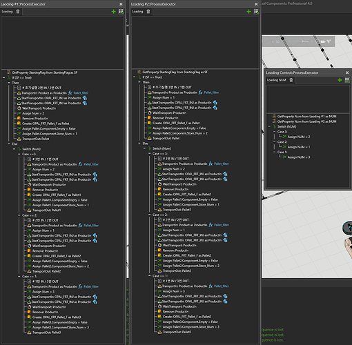 两个流程执行器之间共享全局顺序控制托盘处理（3→2→1）的方法 - Process Modeling