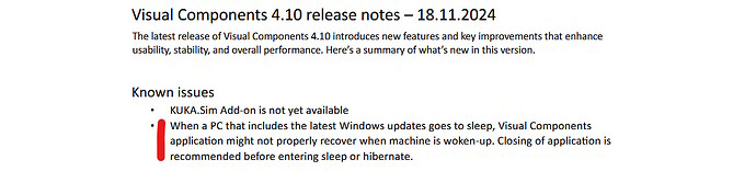 修复Visual Components休眠崩溃 | KUKA.Sim .NET插件热补丁下载 - .Net Add-on Programming