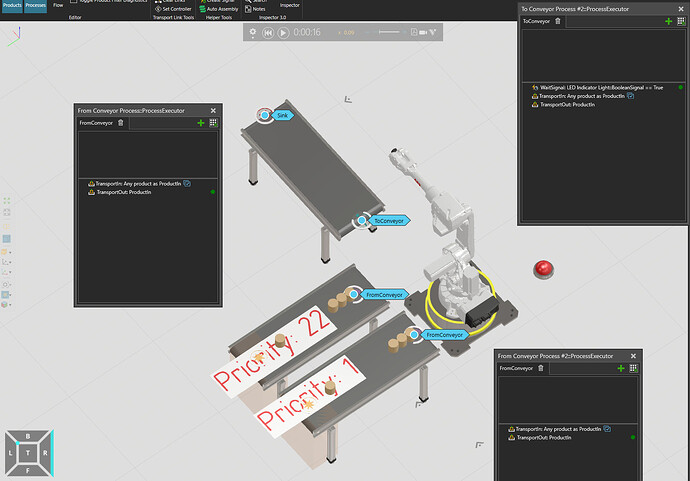 Process transition priorities - no effect? - Process Modeling
